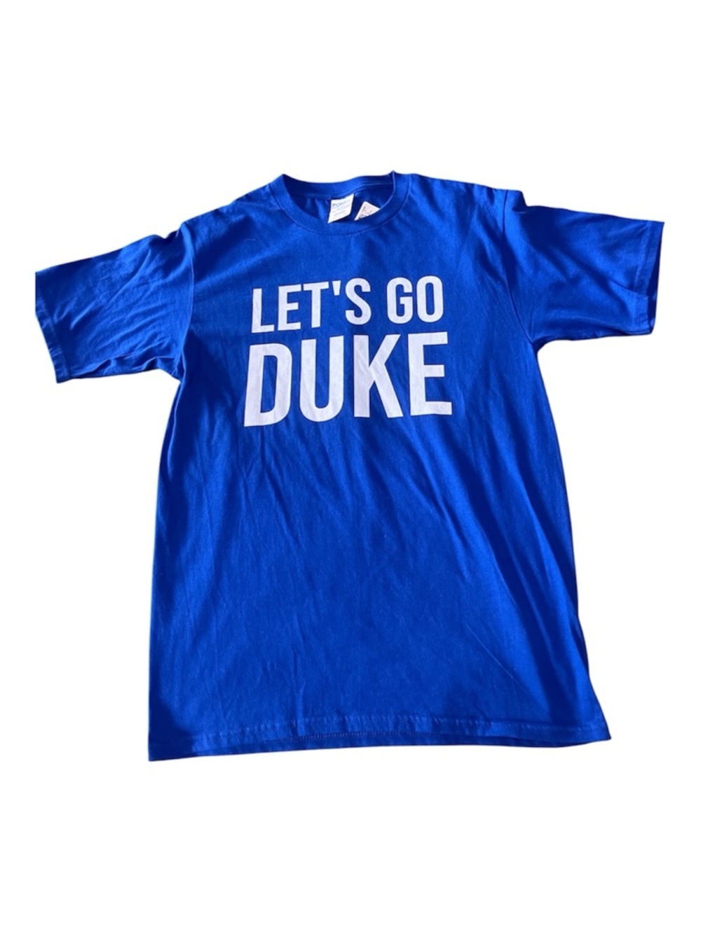 LET'S GO DUKE Short Sleeve T-Shirt - Blue